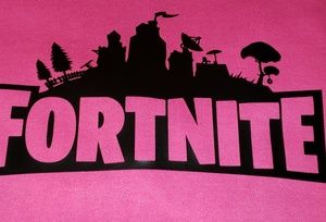 Pink Fortnite  Hoodie